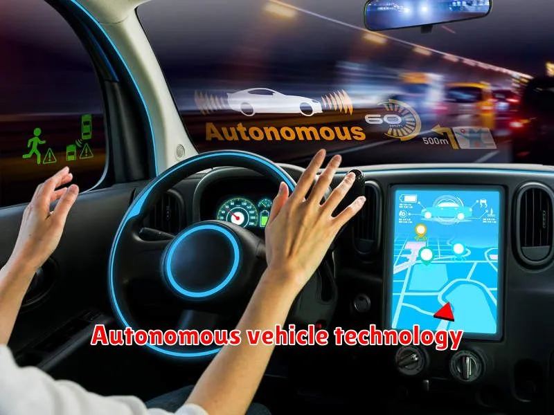 Autonomous vehicle technology